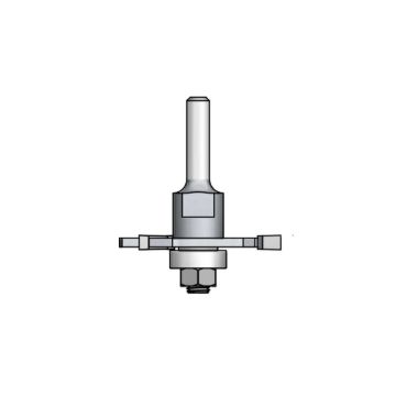 Gropjfrēzes ar maināmo nazi 47,6mmX4.8mm