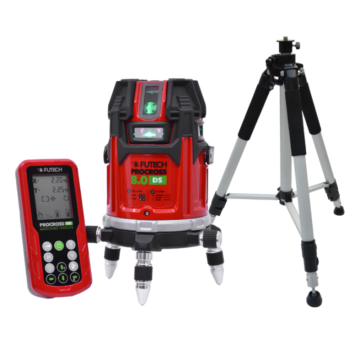 Futech šķērslīniju lāzers zaļš + statīvs 090.300