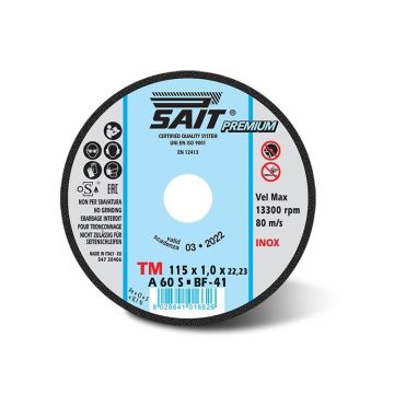 01565 125x0.8x22.23 A60S Griešanas disks SAIT-TM INOX
