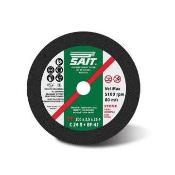 02532 350x3.5x25,4 Griešanas disks SAIT-TF betons