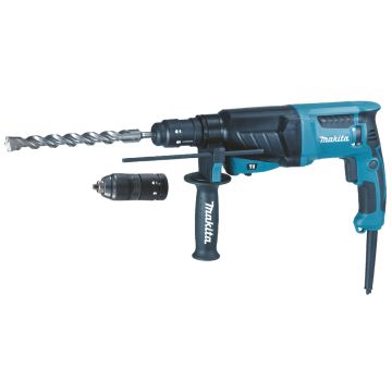 Perforators SDS-PLUS 800 W bet. 26mm (3) kalšanas režīms 2,9 kg 2,4J ātrās nomaiņas urbjpatrona,