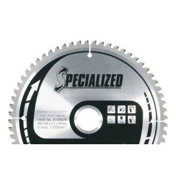T.C.T. Zāģripa sendviča paneļiem 270X2.4X30mm 0° T60 SPECIALIZED for sandwich panel