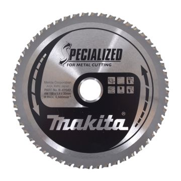 T.C.T. Zāģripa plānām metāla loksnēm 150X1.4X20mm -15° T52 SPECIALIZED metāla griešanai