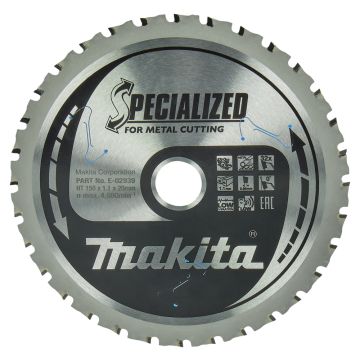 T.C.T. Zāģripa metālam 150X1.1X20mm 0° T32 SPECIALIZED metāla griešanai