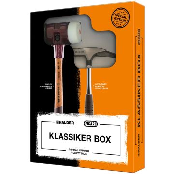 SIMPLEX bruģēšanas āmurs + Picard jumta seguma āmurs CLASSIC BOX SET komplektā