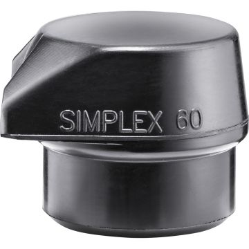 HALDER SIMPLEX ieliktnis Gumijas kompozīcija, melna, ar "Stand Up" 60mm