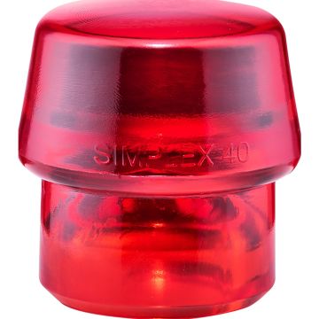 HALDER  SIMPLEX ieliktni / Plastmasa, sarkans ciets 40mm